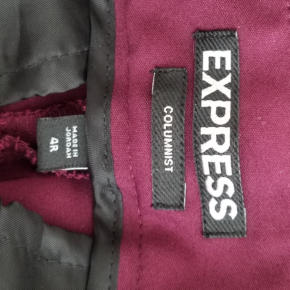 Express Columinst Slacks, EUC - Picture 3 of 5